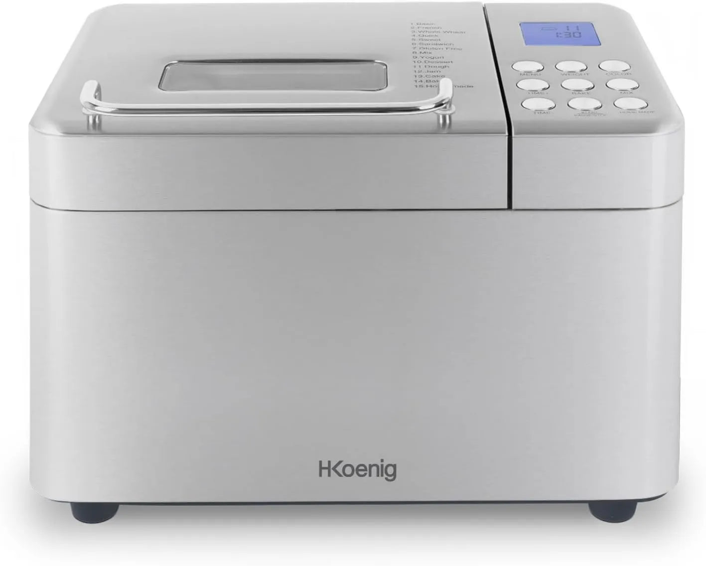 Panificadora BAKE440, 1 kg, 600W, 15 Programas, Inicio diferido/Función de calor, Dosificador de cereales, Bol antiadherente extraíble
