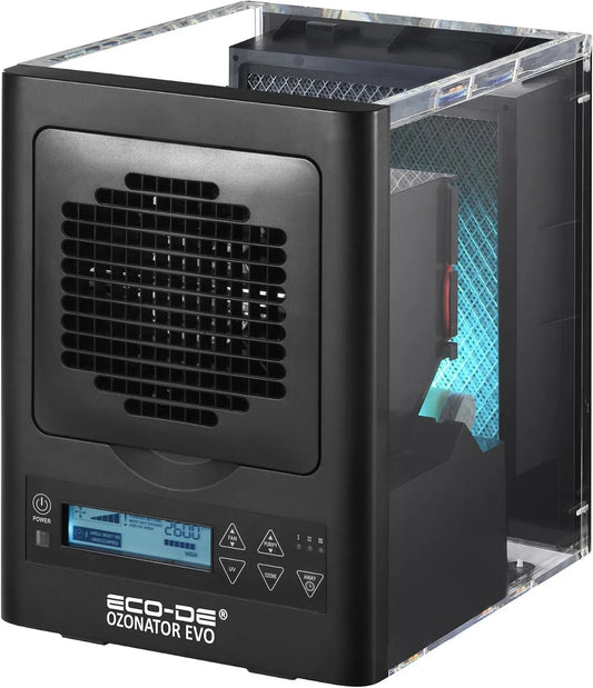 Purificador de aire ECODE 7, 120W, Aire Profesional Etapas Filtro HEPA y Luz UV, Alta Eficiencia