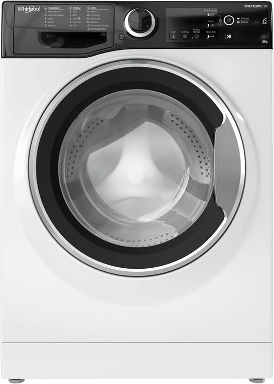 Whirlpool WSB 624 lavadora, 6 kg, 1200 RPM, 59.5 cm, 42., 85 cm, Carga Frontal, Ancho, Profundidad, Clase Energética C