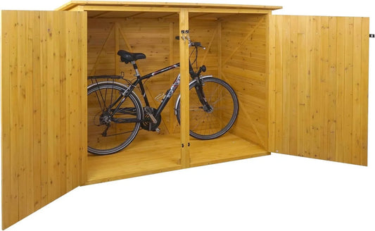 Bicicleta HWC-H60, 152 x 184 x 98 cm, 1 x Garaje para s Marrón
