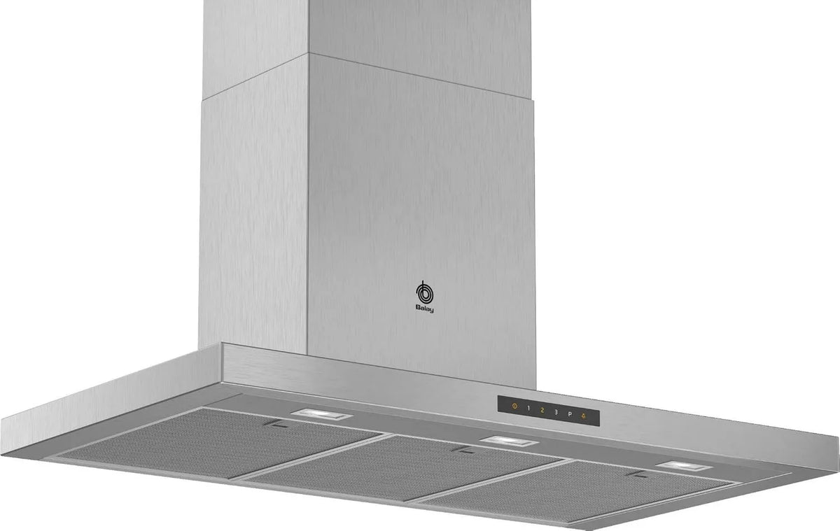 Balay 3BC997GX campana extractora, 90 cm, Pared, acero inoxidable