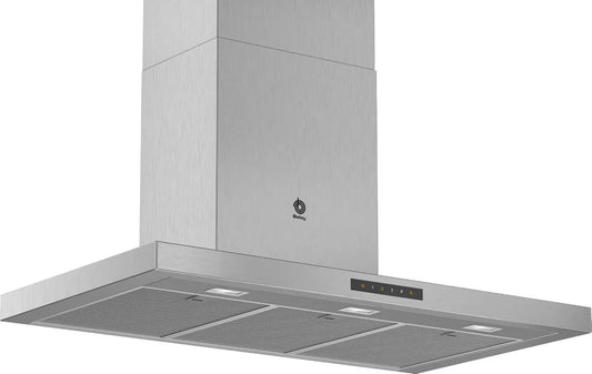 Balay 3BC997GX campana extractora, 90 cm, Pared, acero inoxidable