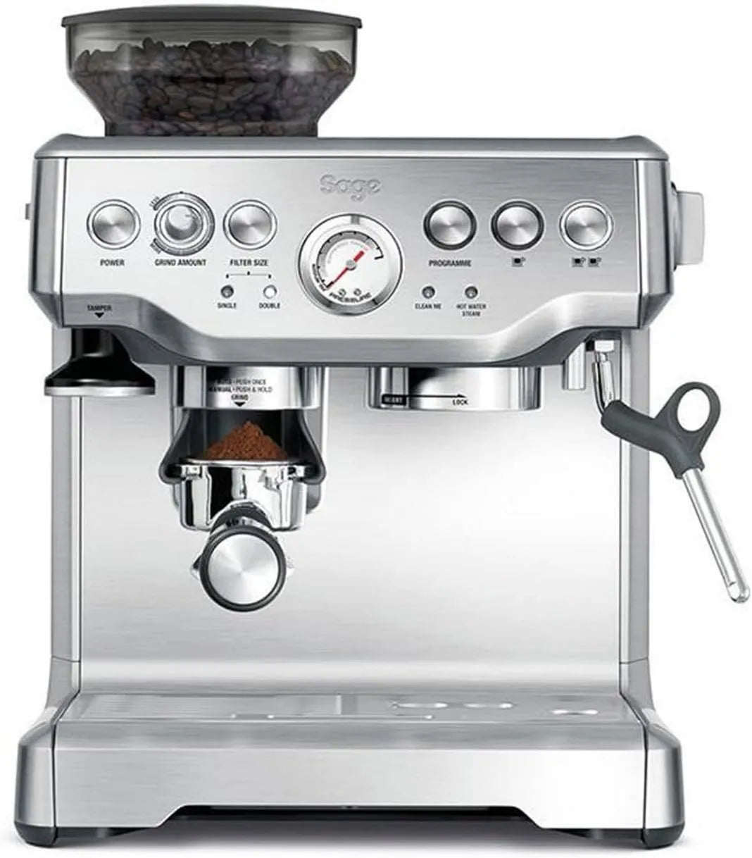 Cafetera, función de vapor, The Barista Express, Profesional con Vaporizador Manual y Molinillo Integrado, Microespuma Personalizable
