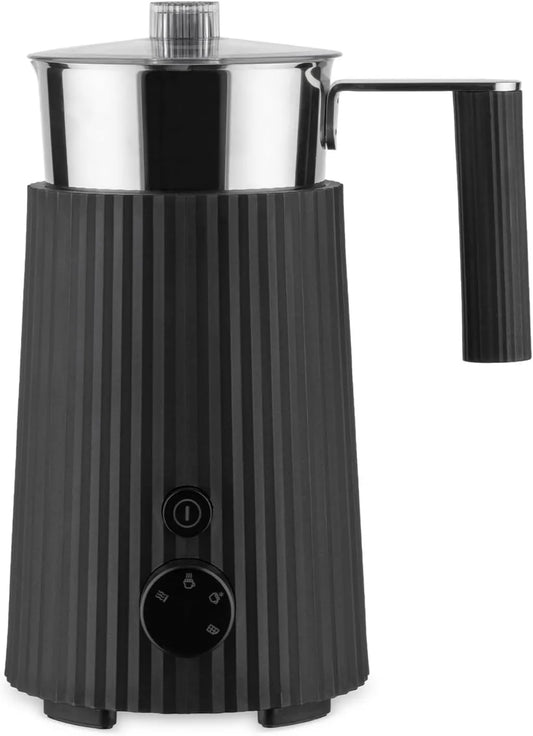 Calefactor eléctrico MDL13, 600 W, Espumador de Leche de Inducción Multifunción, en Resina Termoplástica, Jarra en Acero Inoxidable, Enchufe Europeo